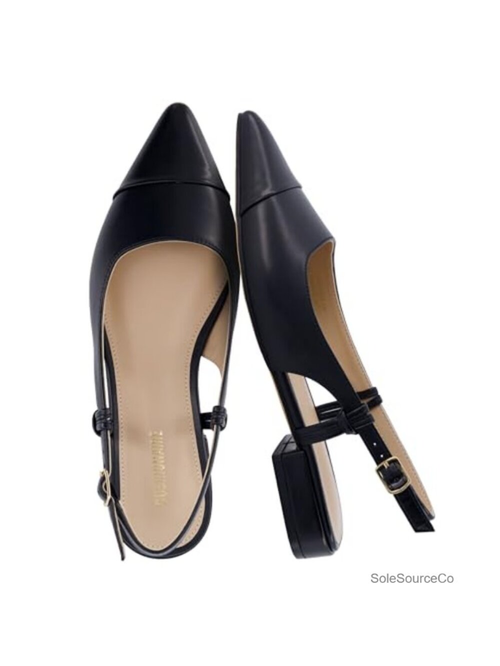 Cushionaire Women's Forever Pointed Toe Slingback Pump - Memory Foam, Faux